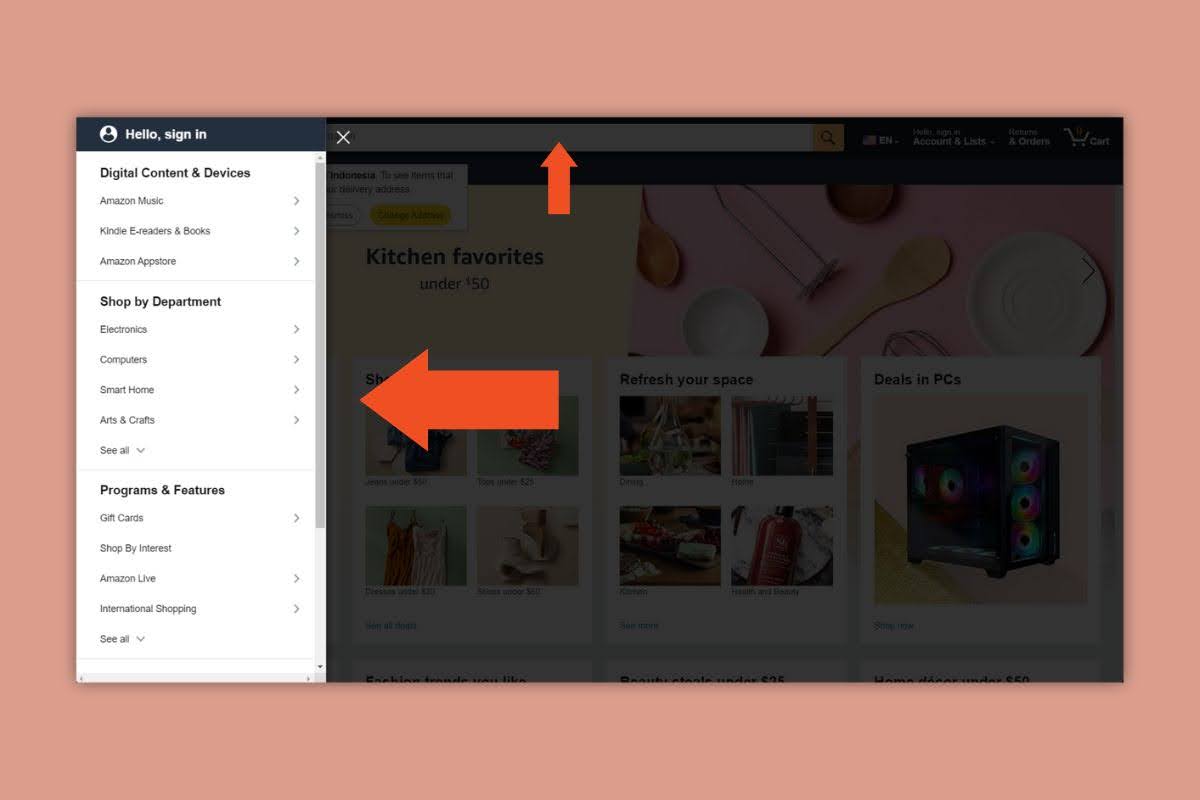 Visual guide on adding products to an Amazon store, highlighting user-friendly navigation for seamless shopping experience.