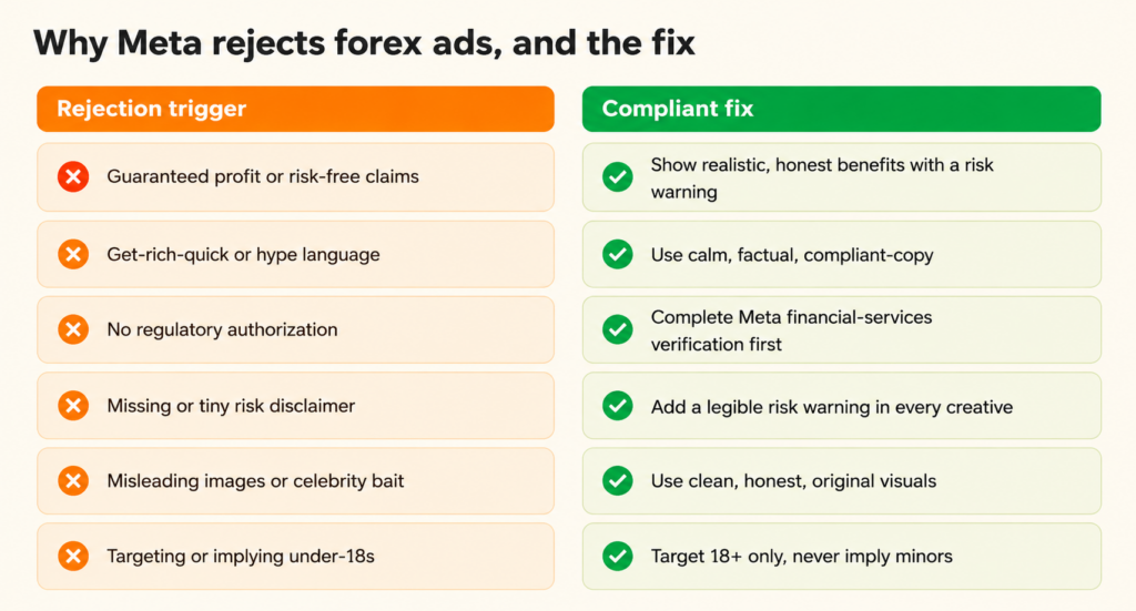 What Are the Top Reasons Forex Ads Get Rejected