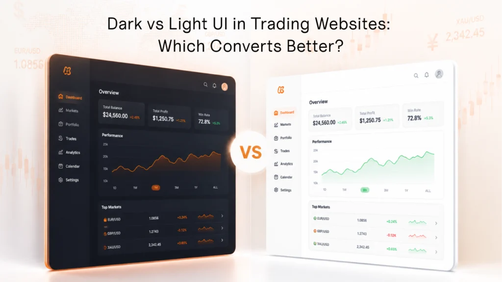Dark vs Light UI in Trading Sites: Which Converts?