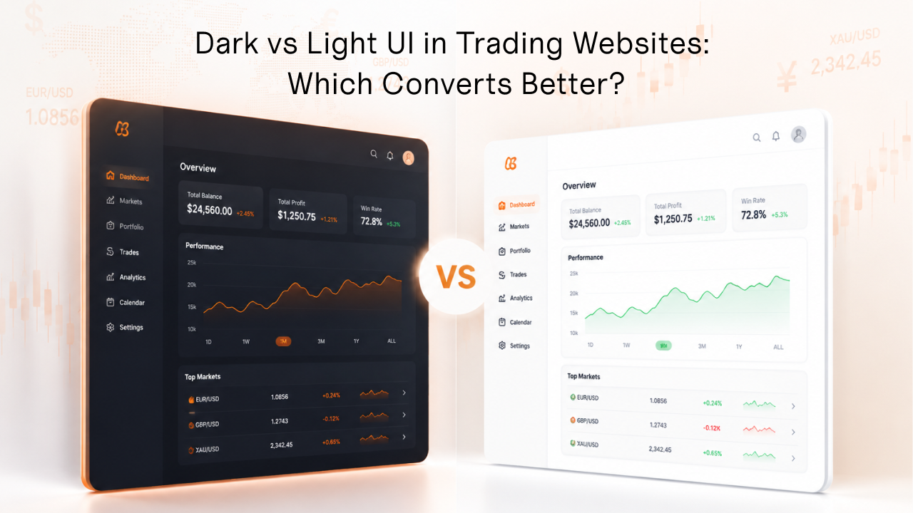 Dark vs Light UI in Trading Sites: Which Converts?