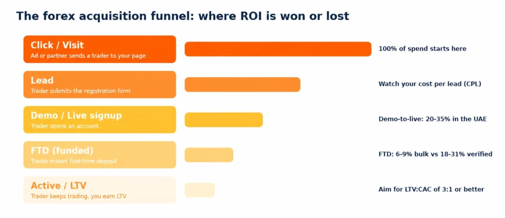 Forex acquisition funnel