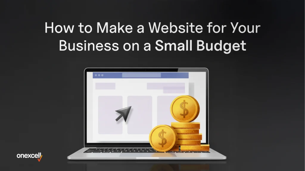 how to make a website for your business on a small budget